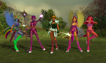 Картинка 3д графика elves эльфы природа эльфийки