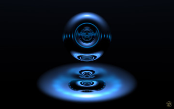 Картинка 3д графика abstract абстракции цвет шар