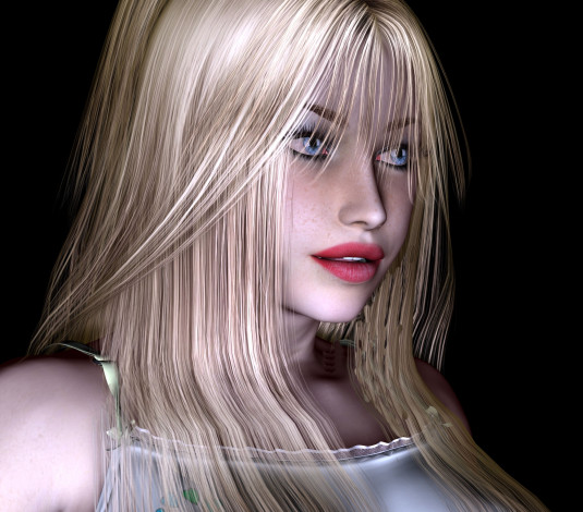Обои картинки фото 3д, графика, portraits, портрет, девушка