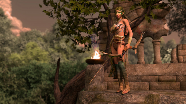 Обои картинки фото 3д, графика, elves, эльфы, эльфийка