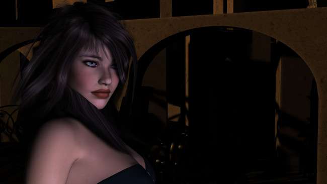 Обои картинки фото 3д, графика, portraits, портрет, девушка