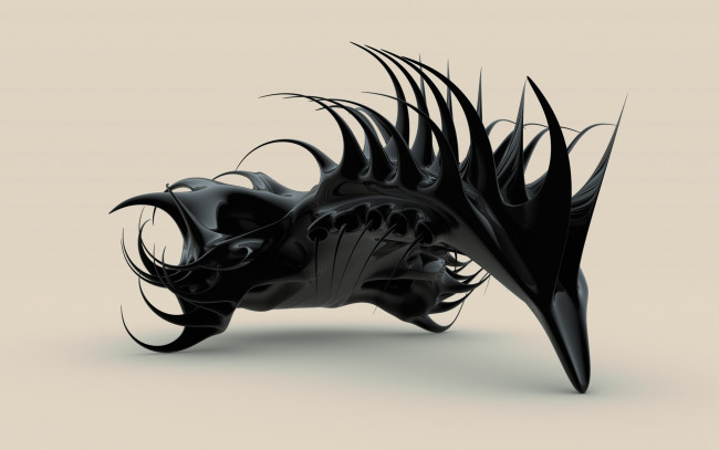 Обои картинки фото 3д, графика, abstract, абстракции, шипы, фон, цвет, узор