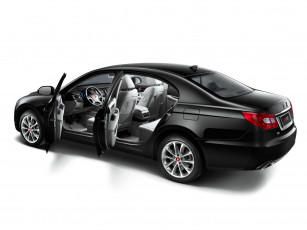 Картинка автомобили hongqi h7 2013 темный