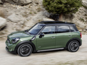 Картинка автомобили mini cooper sd countryman all4 r60 2014 зеленый