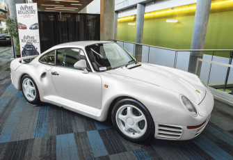 Картинка 1988+porche+959 автомобили выставки+и+уличные+фото автосалон выставка