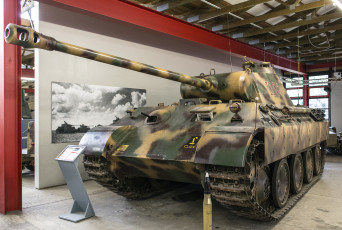 Картинка panther+a техника военная+техника бронетехника музей вооружение