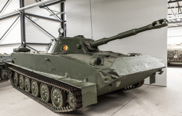 Картинка pt-76 техника военная+техника музей вооружение бронетехника