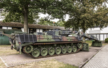 Картинка pionierpanzer+2+dachs техника военная+техника музей вооружение бронетехника