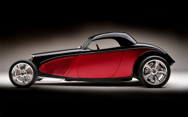 Обои картинки фото автомобили, custom classic car, street