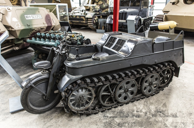 Обои картинки фото kettenkrad, техника, военная техника, бронетехника, вооружение, музей