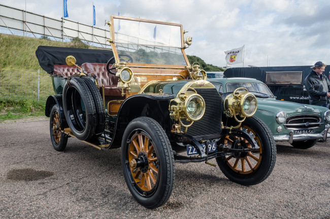 Обои картинки фото fiat tipo 5 roi des belges 1909, автомобили, выставки и уличные фото, выставка, автошоу, ретро, история