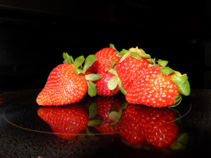 Картинка еда клубника +земляника ягоды