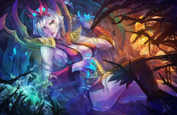 Картинка видео+игры league+of+legends league of legends lol fan art skin spider queen elise