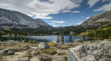 Картинка природа реки озера озеро лес горы