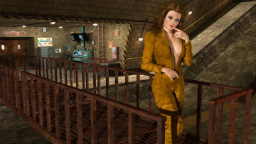 Картинка 3д+графика люди+ people взгляд девушка фон