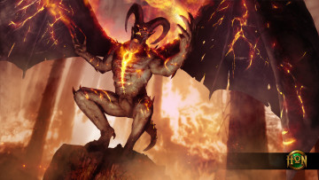 Картинка видео+игры heroes+of+newerth blood hunter горгулья balrog heroes of newerth