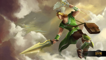 Картинка видео+игры heroes+of+newerth бог scout heroes of newerth hermes меч