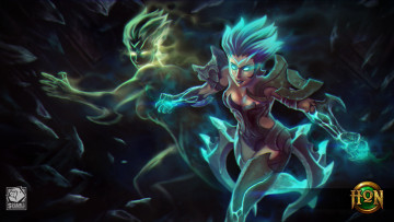 Картинка видео+игры heroes+of+newerth двойник hon грудь девушка moira heroes of newerth магия броня