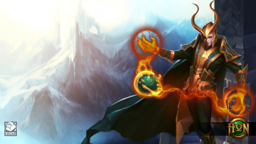 Картинка видео+игры heroes+of+newerth горы бог fan art heroes of newerth loki corrupted disciple