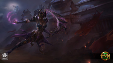 Картинка видео+игры heroes+of+newerth the shroud hon девушка ночь fayde vanish heroes of newerth