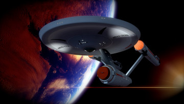 Картинка видео+игры star+trek+constellation планета вселенная полет космический корабль