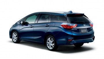 Картинка автомобили honda shuttle hydrid 2015г синий