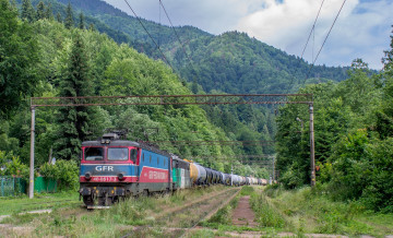 Картинка техника поезда рельсы дорога железная состав локомотив