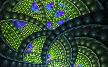 Картинка 3д+графика фракталы+ fractal фон узор цвета