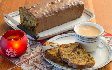 Картинка еда пирожные +кексы +печенье кекс кофе свеча