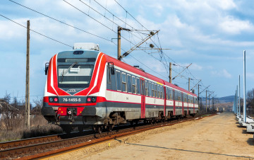 Картинка техника поезда локомотив состав рельсы дорога железная