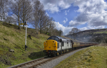 Картинка техника поезда железная дорога рельсы локомотив состав