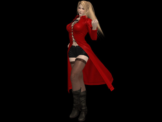 Обои картинки фото devil may cry 4, видео игры, фон, взгляд, девушка