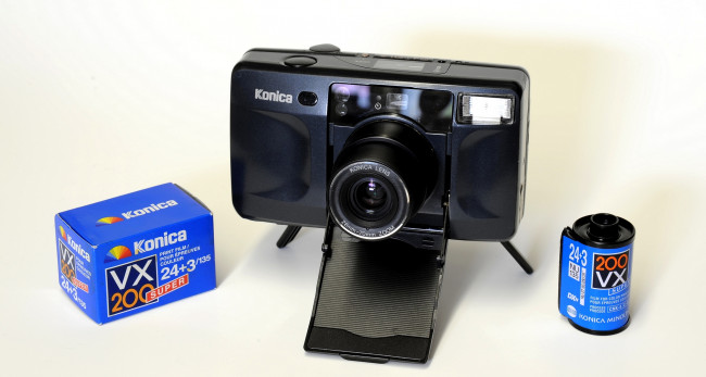 Обои картинки фото konica big mini zoom, бренды, konica minolta, фотокамера