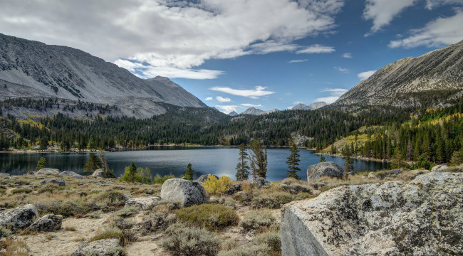 Обои картинки фото природа, реки, озера, озеро, лес, горы