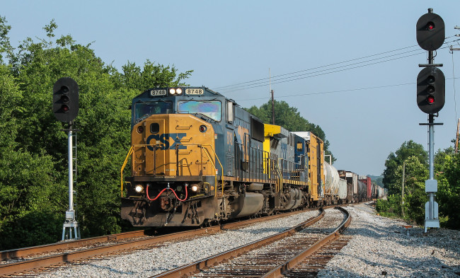 Обои картинки фото техника, поезда, железная, дорога, рельсы, локомотив, состав