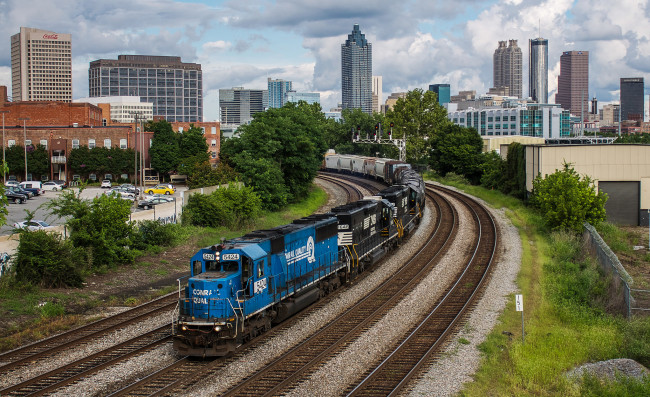 Обои картинки фото техника, поезда, железная, дорога, рельсы, локомотив, состав