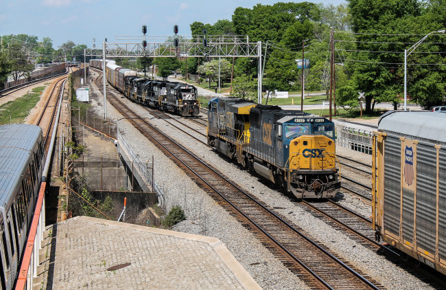 Обои картинки фото техника, поезда, железная, дорога, рельсы, локомотив, состав