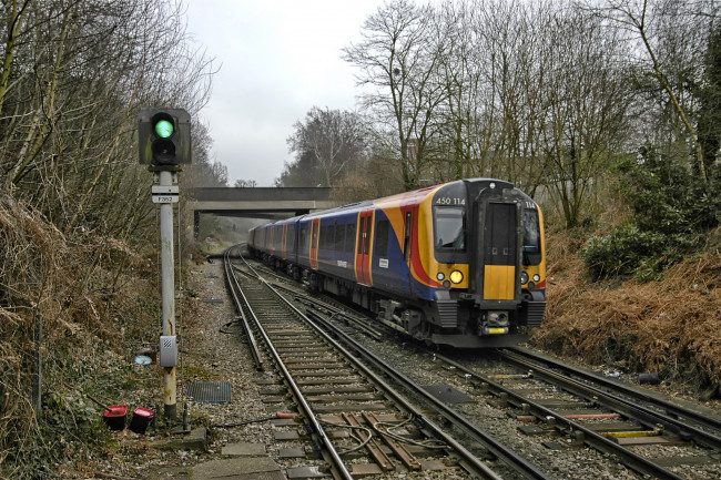 Обои картинки фото техника, поезда, железная, дорога, рельсы, локомотив, состав