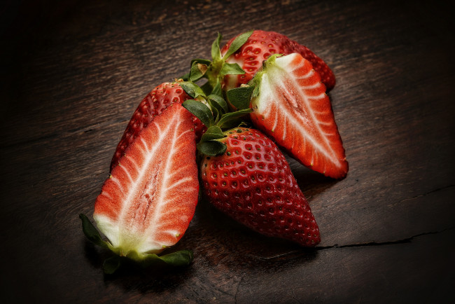 Обои картинки фото еда, клубника,  земляника, ягоды