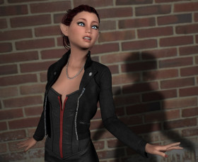 Картинка 3д+графика эльфы+ elves взгляд фон эльфийка