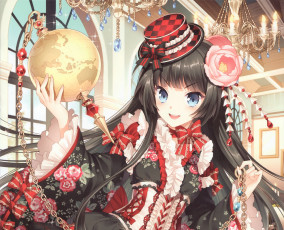 Картинка аниме furyou+michi+gang+road девушка