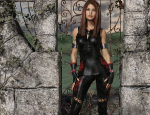 Картинка 3д+графика люди+ people фон взгляд девушка