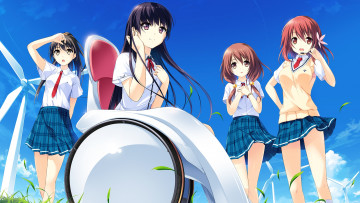 Картинка if+my+heart+wings аниме unknown +другое фон взгляд девушки