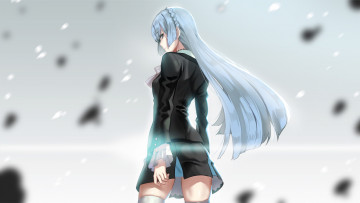 Картинка kiznaiver аниме взгляд девушка фон