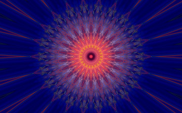 Картинка 3д+графика фракталы+ fractal цвета фон узор