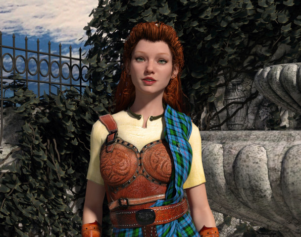 Обои картинки фото 3д графика, люди , people, фон, взгляд, девушка