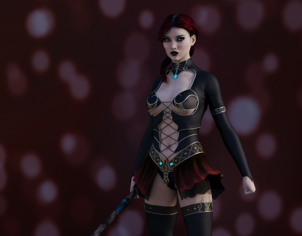 Обои картинки фото 3д графика, люди , people, фон, взгляд, девушка