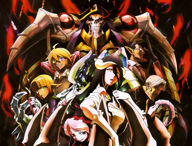 Обои картинки фото аниме, overlord, владыка