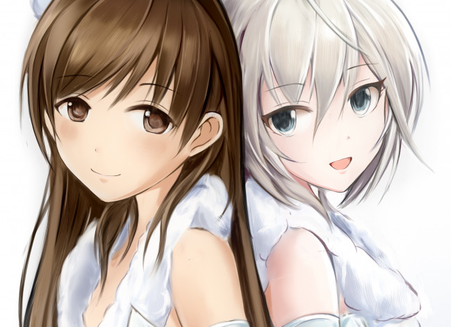 Обои картинки фото аниме, idolm@ster, девушки