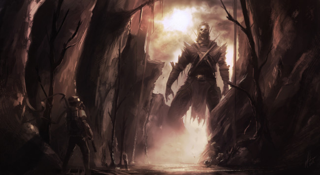 Обои картинки фото фэнтези, нежить, человек, гигант, монстр